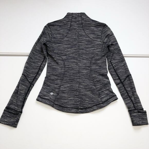 Lululemon Forme Jacket II Women’s Size 6 Heather Gray Full Zip - Picture 6 of 6